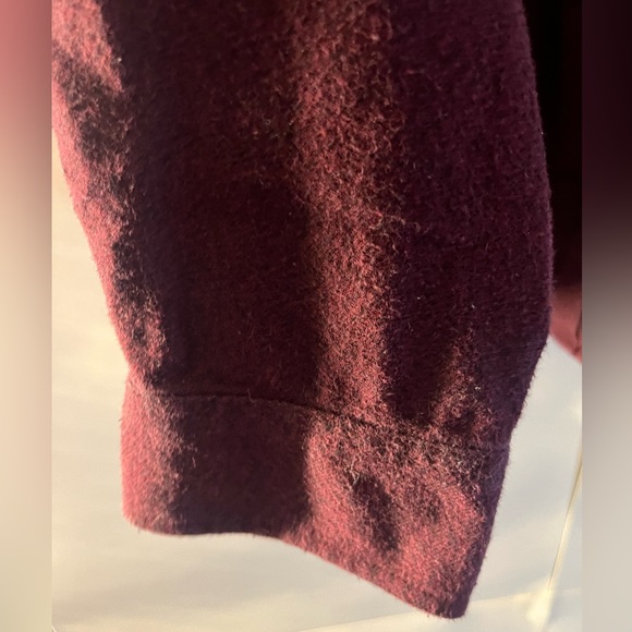 Vans burgundy long sleeve button up - Picture 4 of 4